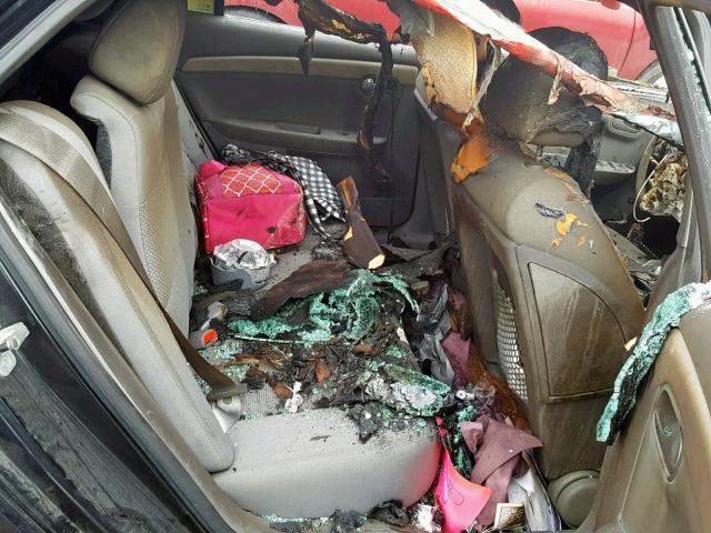 1G1ZG57B89F259474 - 2009 CHEVROLET MALIBU LS შავი ფოტო 6