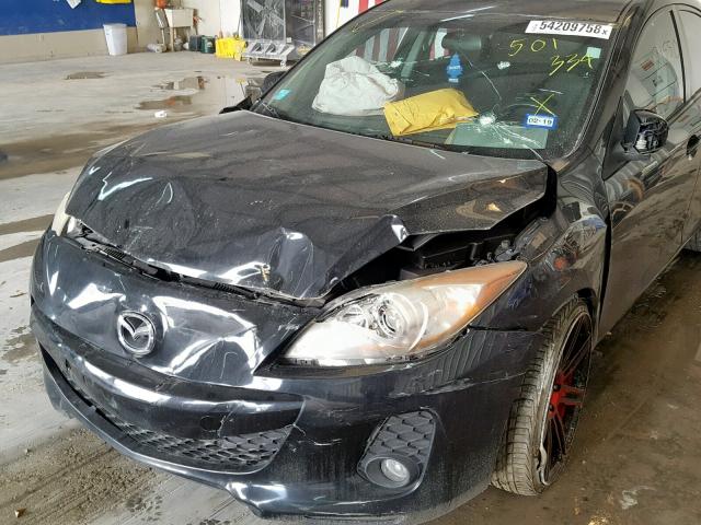 JM1BL1V50C1501334 - 2012 MAZDA 3 S BLACK photo 9