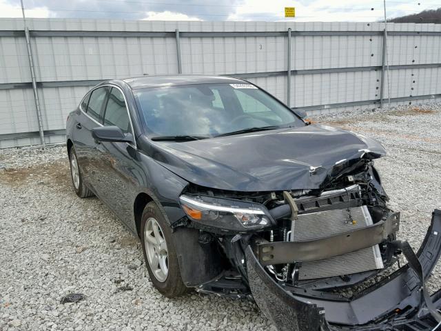 1G1ZB5ST4JF178474 - 2018 CHEVROLET MALIBU LS BLACK photo 1