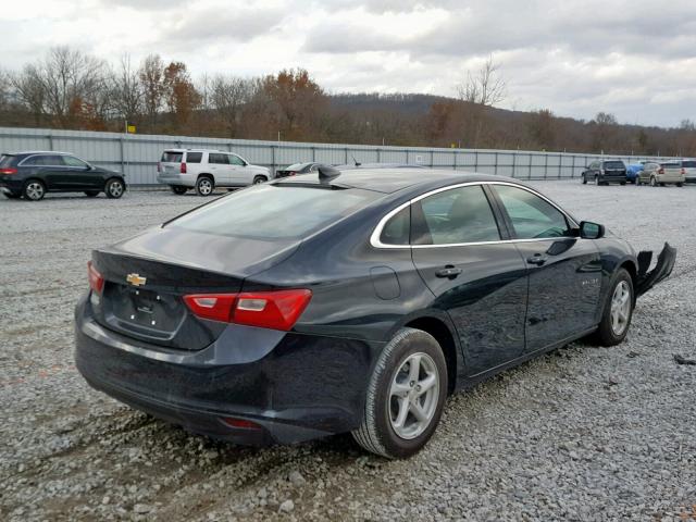1G1ZB5ST4JF178474 - 2018 CHEVROLET MALIBU LS BLACK photo 4