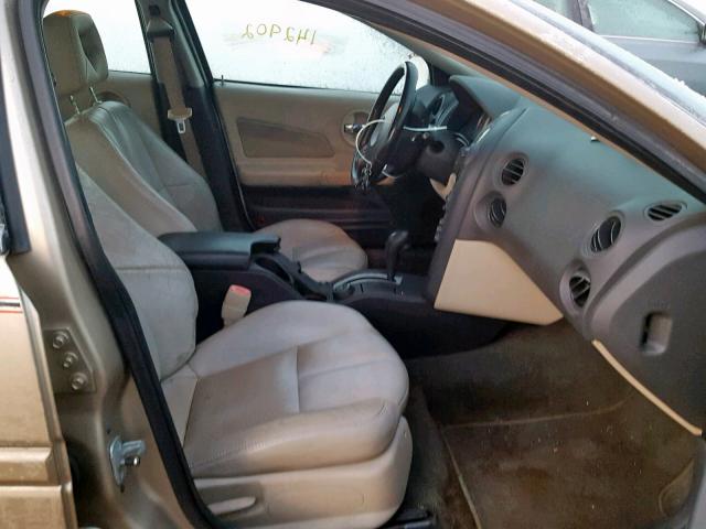 2G2WS542841361889 - 2004 PONTIAC GRAND PRIX TAN photo 5