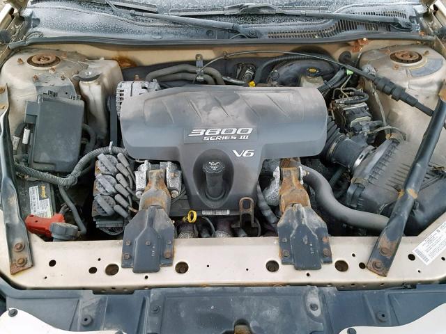 2G2WS542841361889 - 2004 PONTIAC GRAND PRIX TAN photo 7