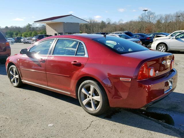 1G1ZJ57B18F244878 - 2008 CHEVROLET MALIBU 2LT RED photo 3