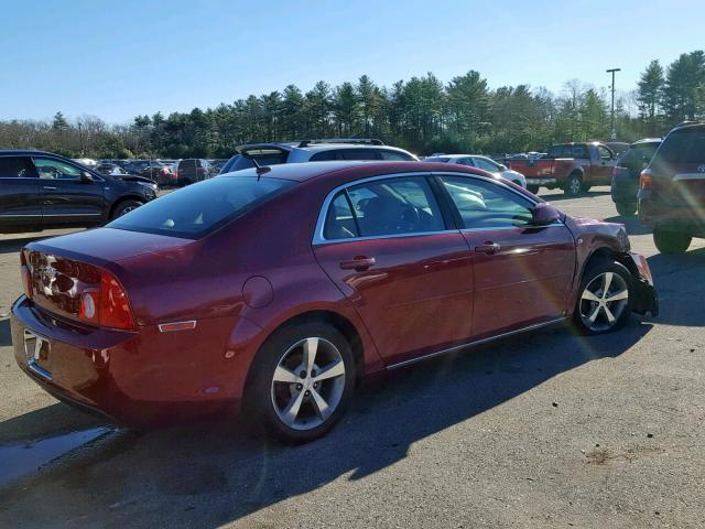 1G1ZJ57B18F244878 - 2008 CHEVROLET MALIBU 2LT RED photo 4