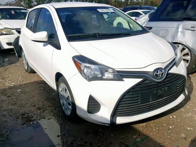 VNKKTUD33HA075350 - 2017 TOYOTA YARIS L WHITE photo 1