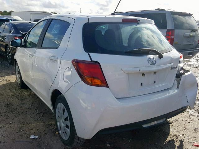 VNKKTUD33HA075350 - 2017 TOYOTA YARIS L WHITE photo 3