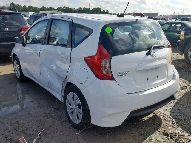 3N1CE2CP7JL366273 - 2018 NISSAN VERSA NOTE WHITE photo 3