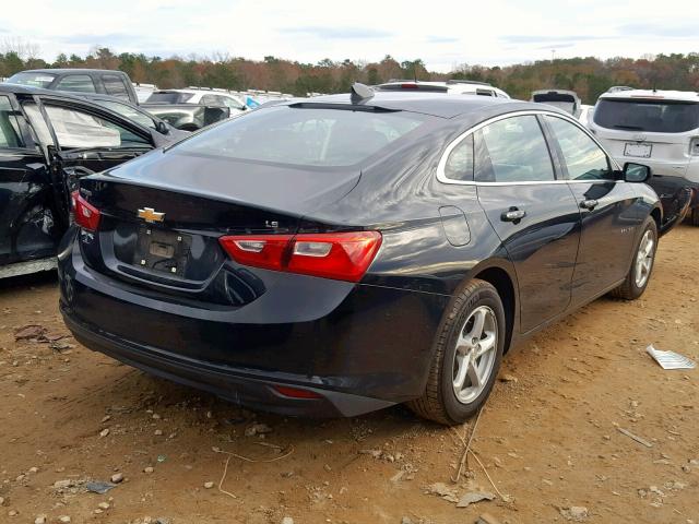 1G1ZC5ST3GF208019 - 2016 CHEVROLET MALIBU LS 黑色 照片 4