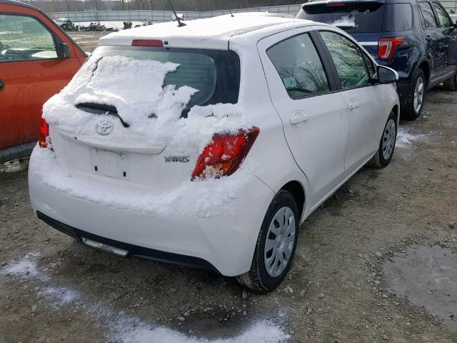 VNKKTUD30HA085401 - 2017 TOYOTA YARIS L WHITE photo 4