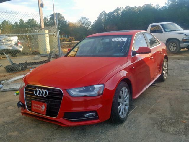 WAUAFAFL6FN020899 - 2015 AUDI A4 PREMIUM RED photo 2