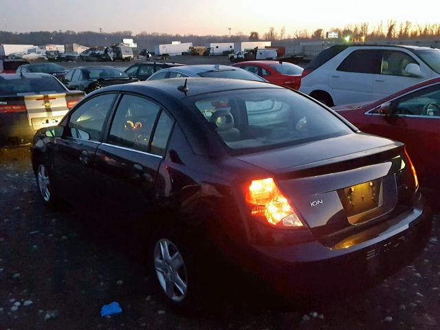 1G8AZ55F97Z198114 - 2007 SATURN ION LEVEL BLACK photo 3