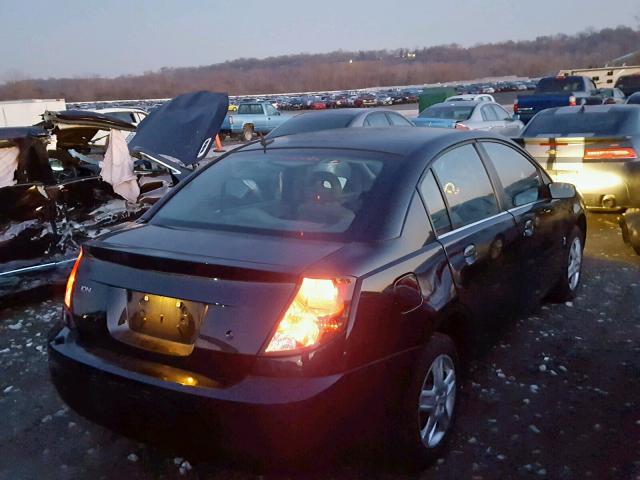 1G8AZ55F97Z198114 - 2007 SATURN ION LEVEL BLACK photo 4