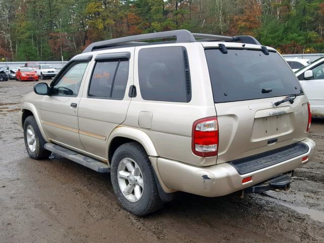 JN8DR09Y03W821556 - 2003 NISSAN PATHFINDER TAN photo 3