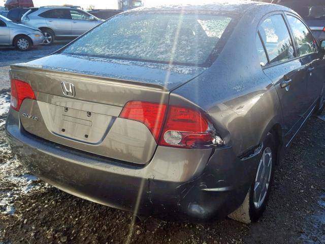 2HGFA16418H117456 - 2008 HONDA CIVIC DX-G GRAY photo 4