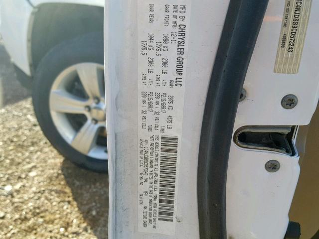 1C4NJDBB9CD573243 - 2012 JEEP COMPASS SP Ağ foto 10