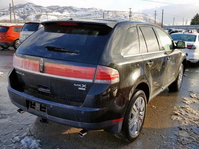 2LMDU88C58BJ09776 - 2008 LINCOLN MKX BLACK photo 4