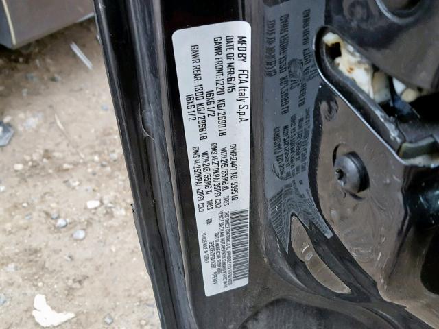 ZFBERFAT1F6A78287 - 2015 RAM PROMASTER 黑色 照片 10