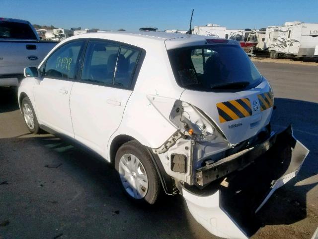 3N1BC1CP4CK264952 - 2012 NISSAN VERSA S WHITE photo 3