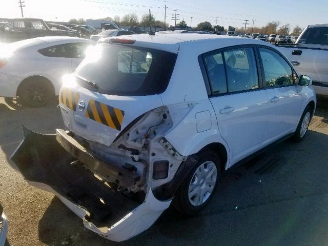 3N1BC1CP4CK264952 - 2012 NISSAN VERSA S WHITE photo 4