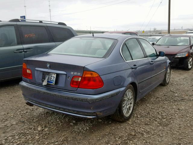 WBAAM5338XFR00192 - 1999 BMW 328I AUTOM BLUE photo 4