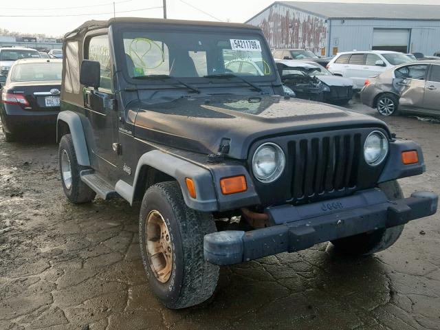 1J4FA29P41P317088 - 2001 JEEP WRANGLER / BLACK photo 1