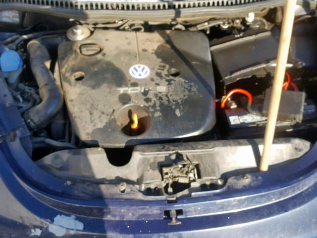 3VWCF21C2YM454966 - 2000 VOLKSWAGEN NEW BEETLE ლურჯი ფოტო 7