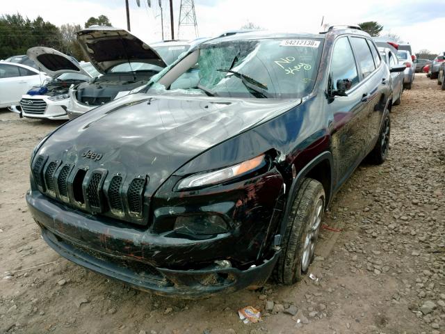 1C4PJLCSXFW700916 - 2015 JEEP CHEROKEE L BLACK photo 2