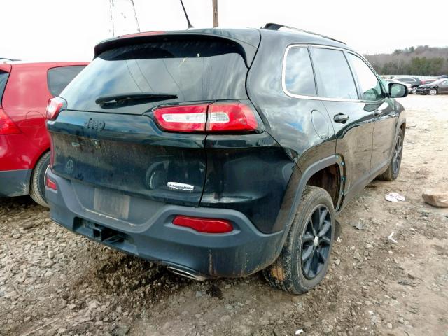 1C4PJLCSXFW700916 - 2015 JEEP CHEROKEE L BLACK photo 4