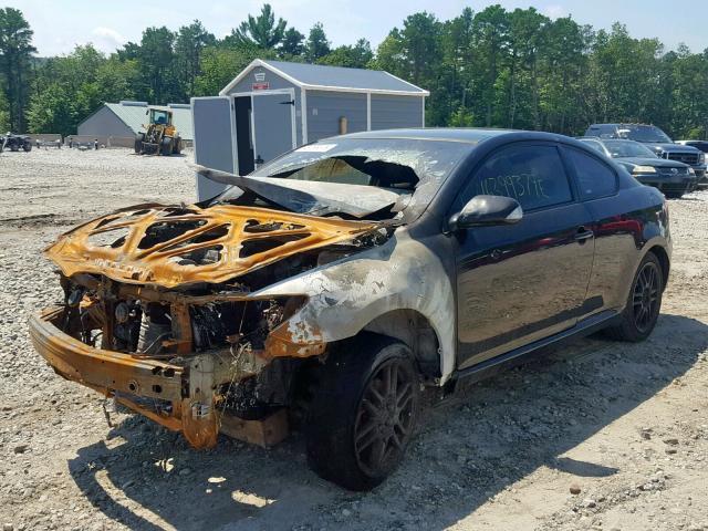JTKDE167570172542 - 2007 TOYOTA SCION TC შავი ფოტო 2