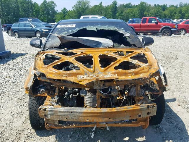 JTKDE167570172542 - 2007 TOYOTA SCION TC შავი ფოტო 9