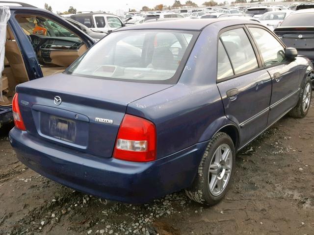 JM1BJ2222Y0226066 - 2000 MAZDA PROTEGE DX BLUE photo 4