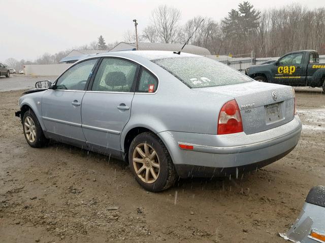 WVWPD63B34E116269 - 2004 VOLKSWAGEN PASSAT GLS SILVER photo 3