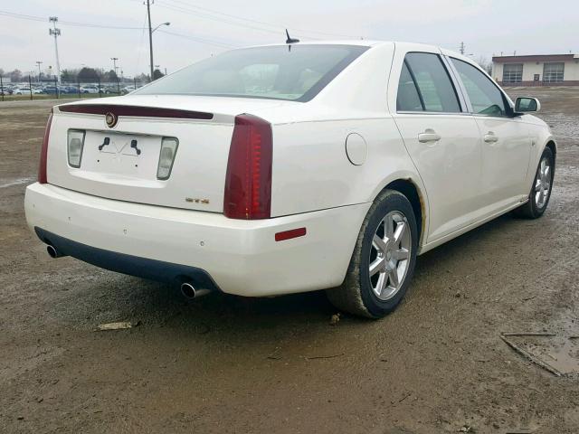 1G6DW677X50171855 - 2005 CADILLAC STS WHITE photo 4