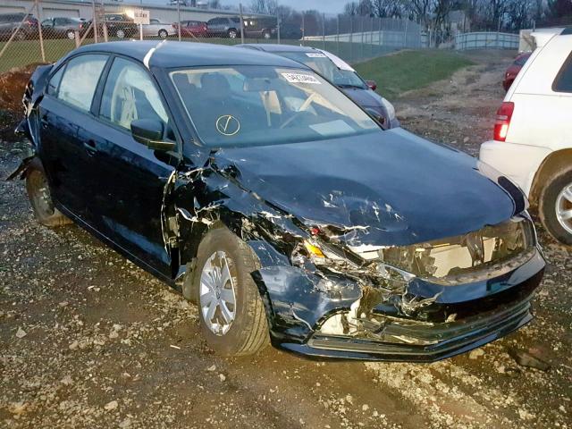 3VW1K7AJ3FM410955 - 2015 VOLKSWAGEN JETTA BASE 黑色 照片 1