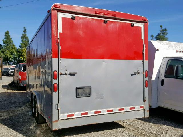 40LAB20223P089216 - 2003 PACE TRAILER GRAY photo 3