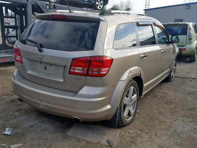 3D4GH67V89T161260 - 2009 DODGE JOURNEY R/ GOLD photo 4