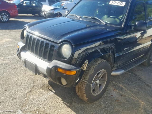 1J4GK38K73W604642 - 2003 JEEP LIBERTY RE BLACK photo 9