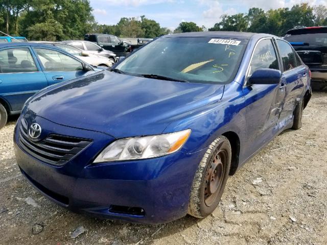 4T4BE46K69R103375 - 2009 TOYOTA CAMRY BASE BLUE photo 2
