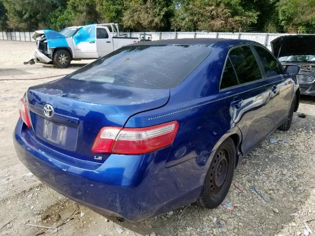 4T4BE46K69R103375 - 2009 TOYOTA CAMRY BASE BLUE photo 4