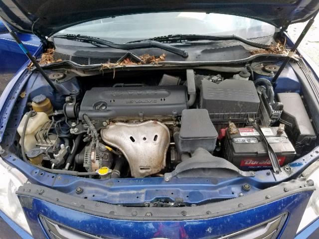 4T4BE46K69R103375 - 2009 TOYOTA CAMRY BASE BLUE photo 7