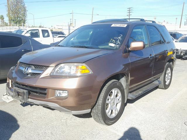 2HNYD18874H502667 - 2004 ACURA MDX TOURIN BROWN photo 2