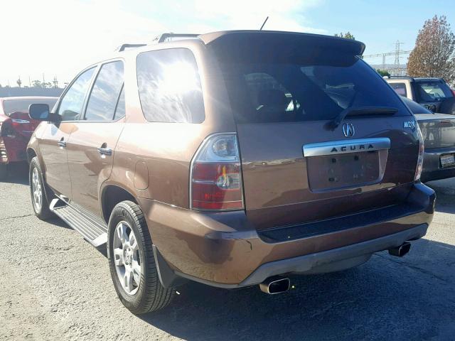 2HNYD18874H502667 - 2004 ACURA MDX TOURIN BROWN photo 3