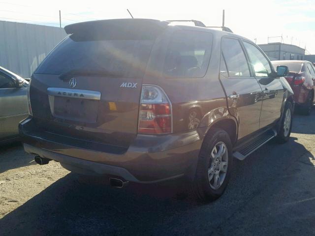 2HNYD18874H502667 - 2004 ACURA MDX TOURIN BROWN photo 4