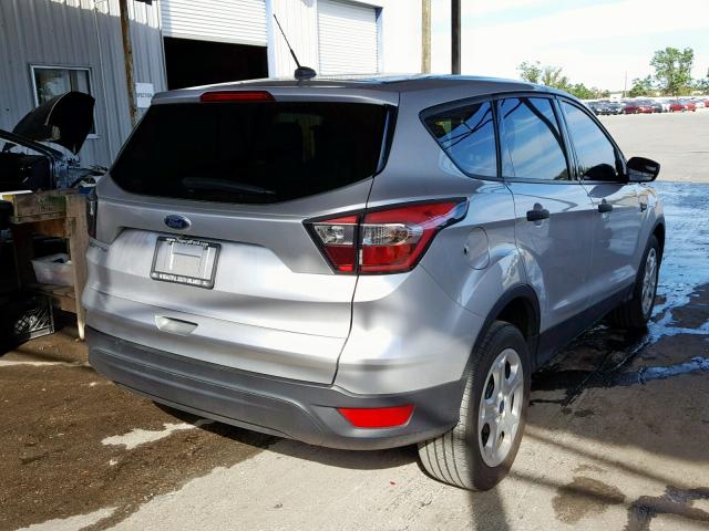 1FMCU0F73HUB36743 - 2017 FORD ESCAPE S SILVER photo 4