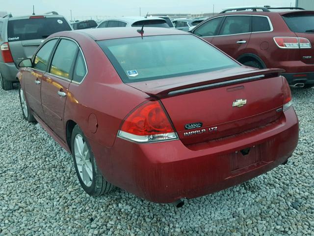 2G1WC5E33E1140615 - 2014 CHEVROLET IMPALA LIM RED photo 3