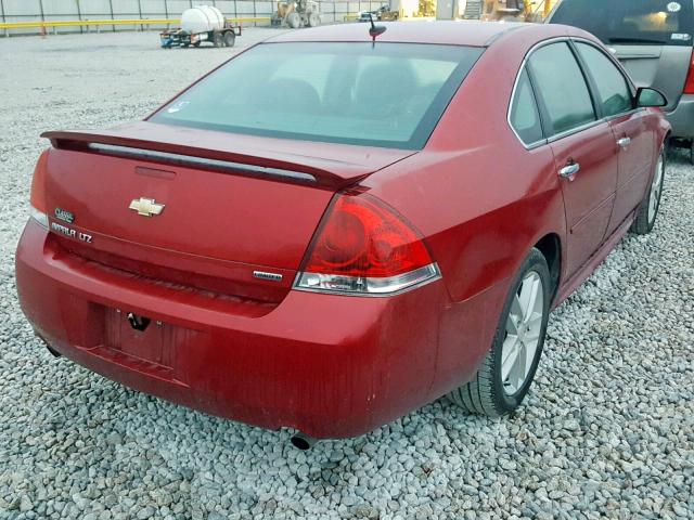 2G1WC5E33E1140615 - 2014 CHEVROLET IMPALA LIM RED photo 4