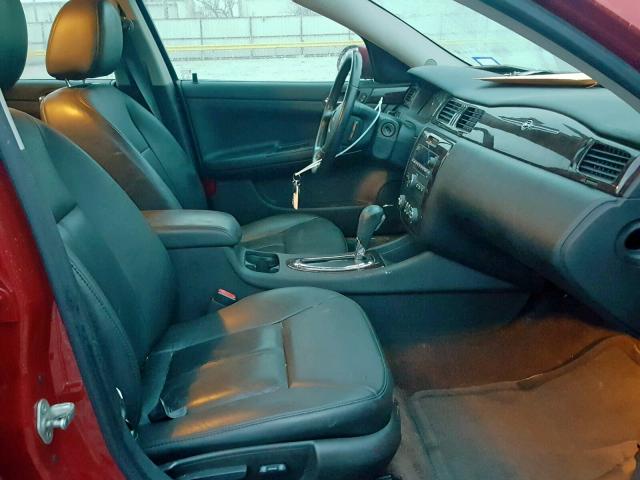 2G1WC5E33E1140615 - 2014 CHEVROLET IMPALA LIM RED photo 5