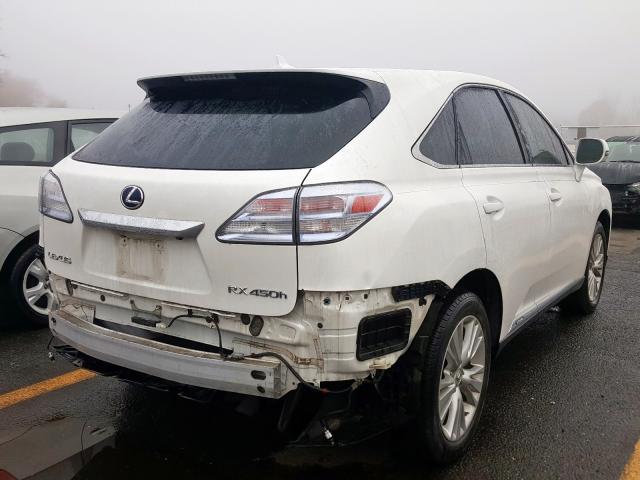 JTJZB1BAXA2000653 - 2010 LEXUS RX 450 WHITE photo 4