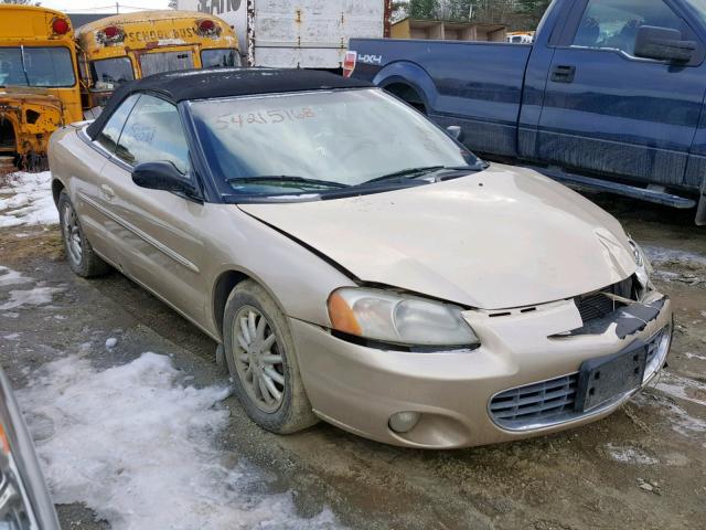 1C3EL55U21N693068 - 2001 CHRYSLER SEBRING LX GOLD photo 1