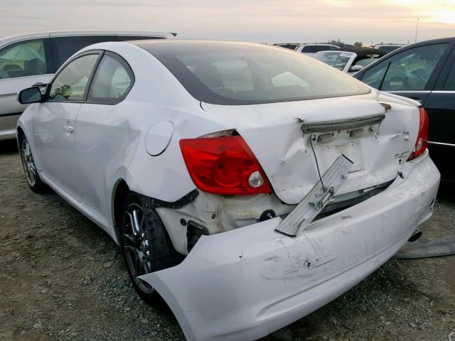 JTKDE167270210048 - 2007 TOYOTA SCION TC 白色 照片 3